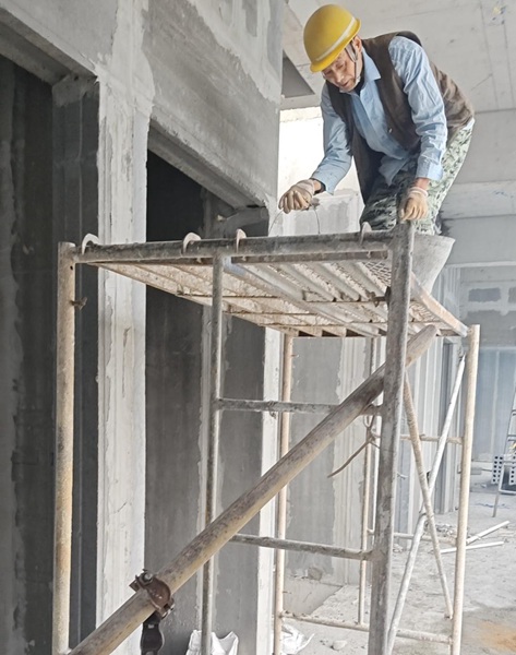 輕質隔墻板安裝現場 輕質隔墻板安裝現場